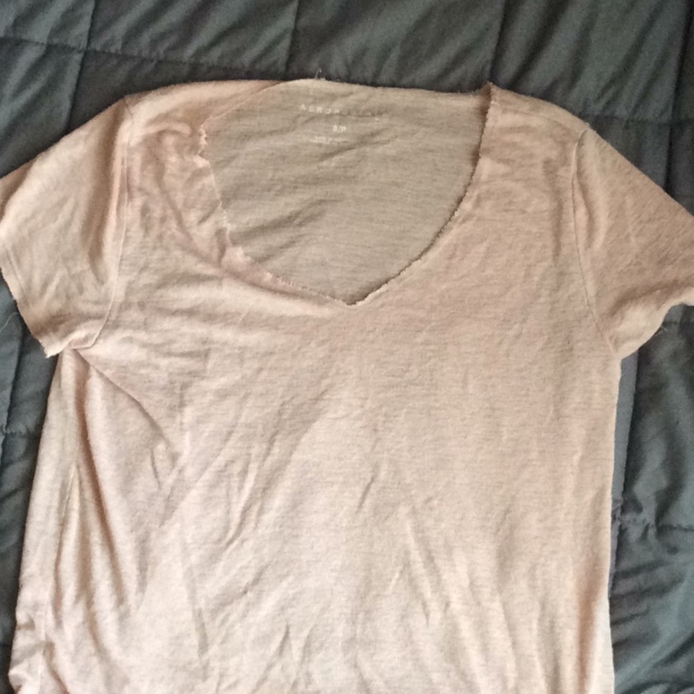 Aeropostale distressed short sleeve